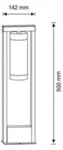 Lampă de exterior SPECTRA 1xE27/10W/230V IP44 50 cm