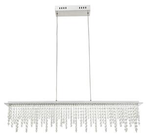 Lustră LED de cristal dimabilă pe cablu Globo 68405-24H LED/24W/230V + telecomandă