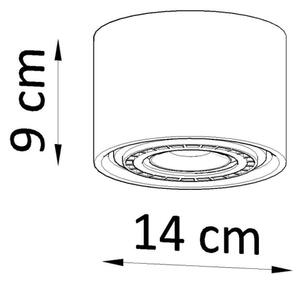 Plafonieră BASICv AR111 1xGU10/40W/230V beton