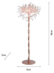 Lampadar ICICLE 5xG9/40W/230V cupru Paul Neuhaus 232-11