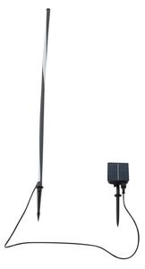 Lindby - Sabriel Straight Lampă cu celule solare Negru