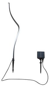 Lindby - Sabriel Curved Lampă cu celule solare Negru