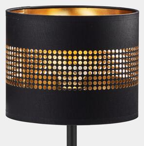 Lampă de masă TAGO 1xE27/15W/230V neagră/aurie
