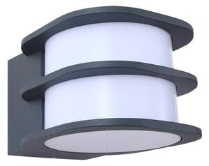 Lindby - Fyra Round LED Smart În aer liber Aplică de perete Gri