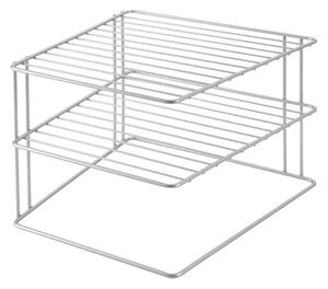 Raft suplimentar argintiu din oțel 25x25 cm Palio – Metaltex