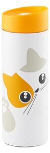 Cana termos 340ml, portocaliu, Kitty