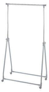 Suport de haine mobil telescopic din metal gri Foldable – Wenko