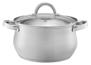 Oala inox cu capac 18cm, 3L, Domingo