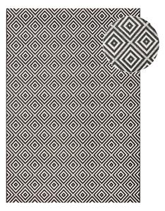 Covor de exterior NORTHRUGS Karo, 200 x 290 cm, negru-alb