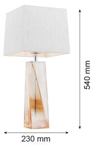 Lampă de masă LILLE 1xE27/15W/230V albă Argon 3840