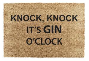 Covoraș de intrare din fibre de nucă de cocos 40x60 cm Gin O'Clock – Artsy Doormats