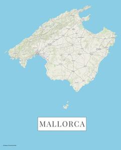 Harta Mallorca color
