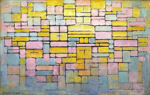Reproducere Tableau no. 2 / Composition no. V, 1914, Mondrian, Piet