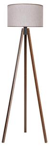 Lampadar Duolla 1xE27/60W/230V d. 44 cm bej/wenge