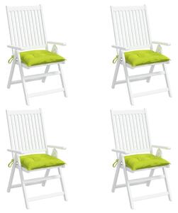 Perne de scaun 4 buc. verde deschis 50x50x7 cm textil oxford
