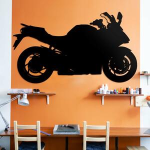 DUBLEZ | Tablou cu motocicleta din lemn de perete - Suzuki GT