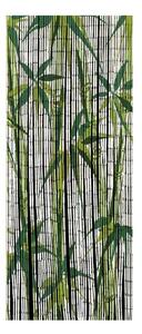 Perdea de ușă din bambus verde 200x90 cm Bamboo - Maximex