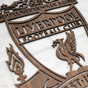 DUBLEZ | Logo-ul din lemn al clubului pentru perete - Liverpool