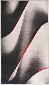 Covor alb/negru lavabil 180x120 cm - Vitaus