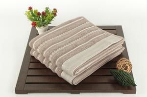 Set 2 prosoape de baie Bombeli, 50x90 cm, material bumbac, gri