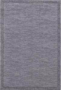 Covor gri închis din lână 133x180 cm Linea – Agnella