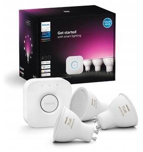 Set de bază Philips Hue WACA 3xGU10/4,2W/230V 2200-6500K + Hue Bridge