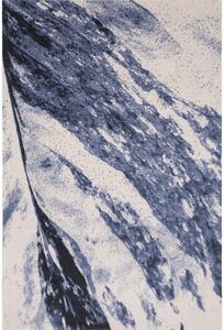 Covor albastru din lână 133x180 cm Albo – Agnella