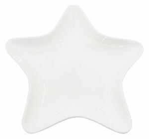 Castron din porțelan Altom Star, 19 x 18 x 2 cm, alb