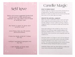 Set 12 lumanari roz pentru ritualuri de iubire de sine