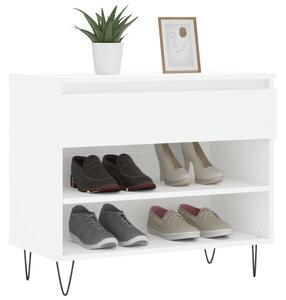 Pantofar, alb, 70x36x60 cm, lemn prelucrat