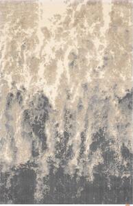 Covor gri/bej din lână 133x190 cm Niagara graphite – Agnella