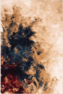 Covor din lână 133x180 cm Burst dark beige – Agnella