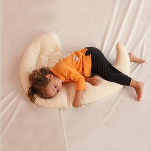 Perna de imbratisat pentru copii, ultra soft forma luna, 90x70x11 cm