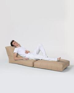 Fotoliu Siesta Sofa Bed Pouf, 100% poliester, bej, 55x40x40 cm
