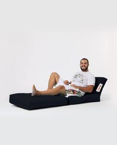 Fotoliu Siesta Sofa Bed Pouf, poliester, negru, 55x40x40 cm
