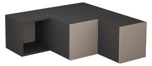 Comoda TV Compact-Anthracite, gri, PAL melaminat, 90x32x92 cm
