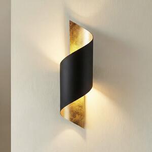 Lampă de perete Lindby, Vanni, reglabil, Negru, dormitor, Metal, Modern