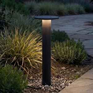 Arcchio bornă luminoasă LED Tovio, înălțime 65 cm, antracit, Negru, Aluminiu, Modern