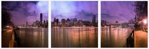 Set tablou fosforescent Manhattan noaptea