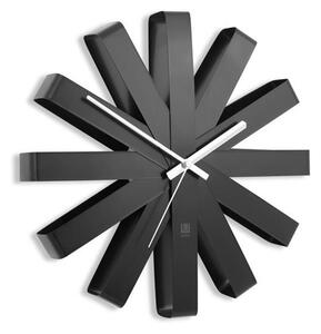 Ceas de perete RIBBON 30 cm negru 