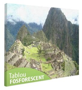 Tablou fosforescent Machu Picchu