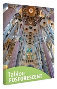 Tablou fosforescent Sagrada Familia in interior