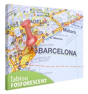 Tablou fosforescent Barcelona