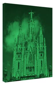 Tablou fosforescent Templu in Barcelona
