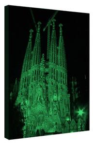 Tablou fosforescent Catedrala Sagrada Familia
