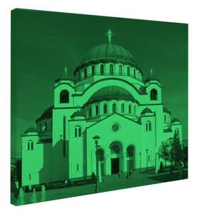 Tablou fosforescent Catedrala Sf. Sava