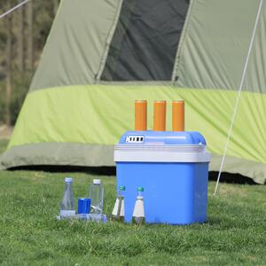 Racitor Outsunny 24L, cuva portabila pentru gheata, cutie de racire pentru calatorii, picnic, camping | AOSOM RO