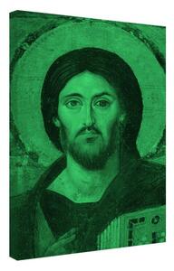 Tablou fosforescent Iisus cu biblia 20x30 cm