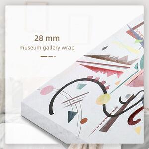 HOMCOM Set de 4 Tablouri Abstracte Pictate Manual pe Pânză, Decor pentru Sufragerie și Dormitor, 60x60cm fiecare | Aosom Romania