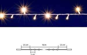 Ghirlanda luminoasa, 200 LED-uri, legare in serie, 10 metri, IP44